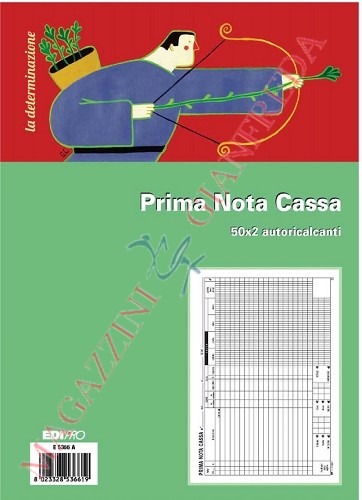 PRIMA NOTA CASSA , 50 FOGLI DOPPIA COPIA E5366A